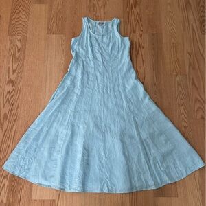 J. Jill linen blue dress size medium